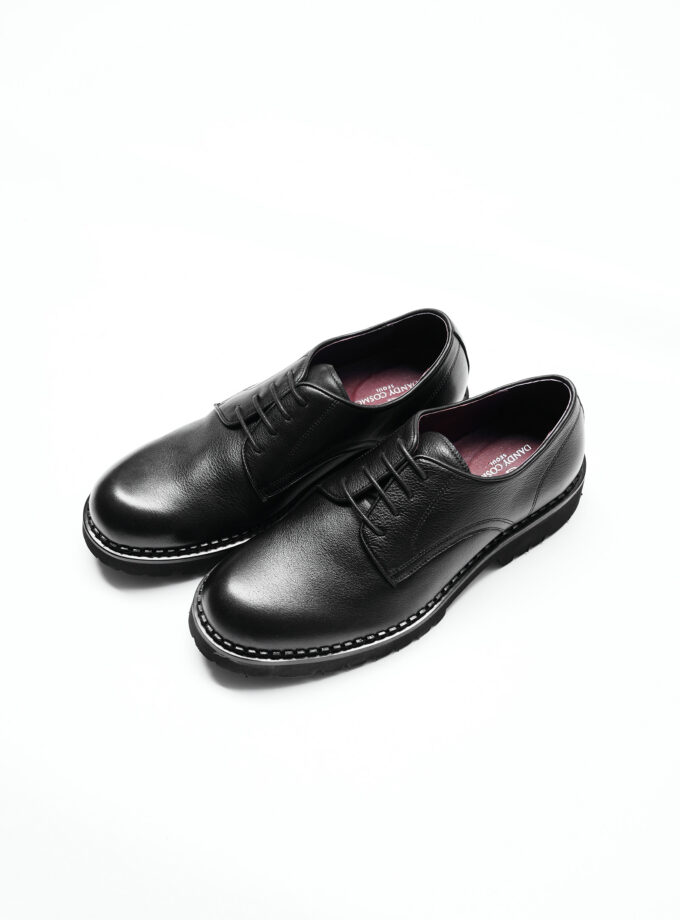 REAL LEATHER SHOES BLACK